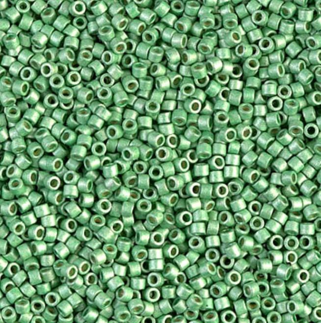 Duracoat Galvanized Matte Dark Mint Green Miyuki Delica 11/0 DB1844F