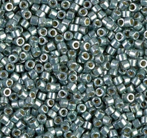 DB1846 11/0 Duracoat Galvanized Sea Foam, DB1846 Miyuki Delica-5 grams