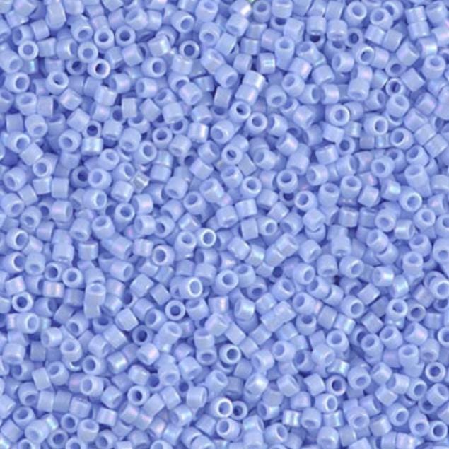 DB1596 11/0 Matte Opaque Agate Blue AB Miyuki Delica