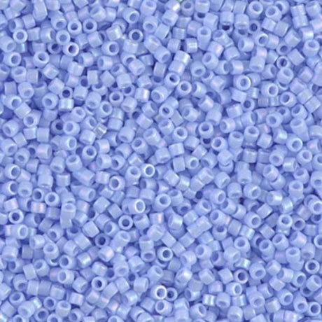DB1596 11/0 Matte Opaque Agate Blue AB Miyuki Delica