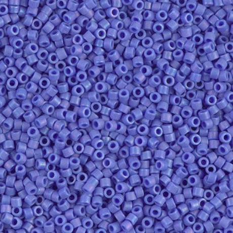 DB1597 11/0 Matte Opaque Cyan Blue AB Miyuki Delica