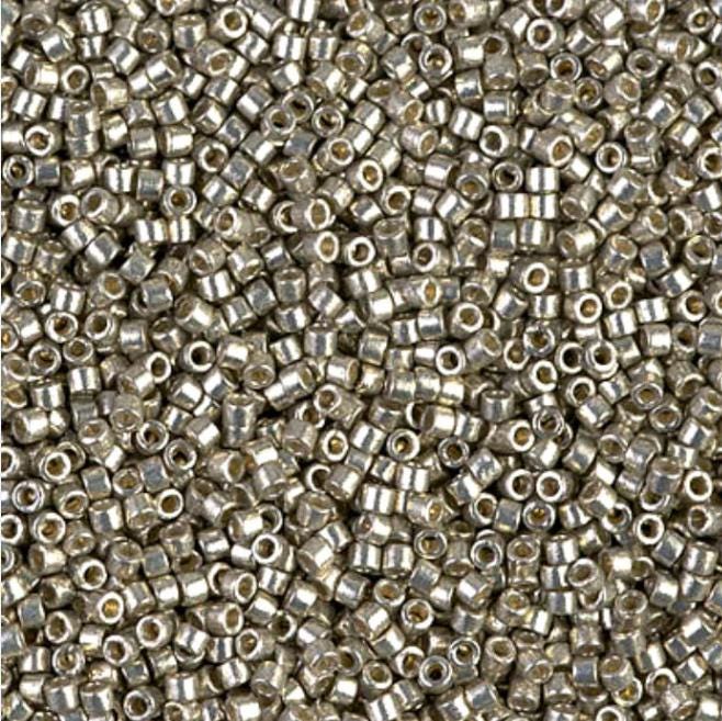 Duracoat Galvanized Light Pewter Miyuki Delica 11/0 DB1851