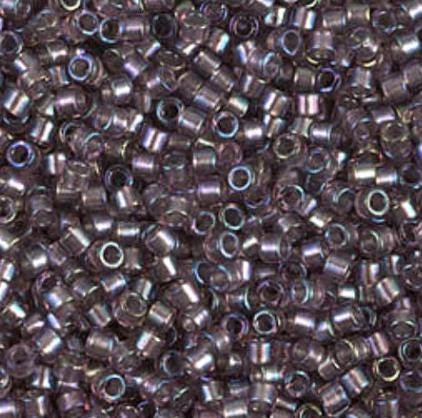 DB1760 11/0 Sparkling Lined Smoky Amethyst Miyuki Delica