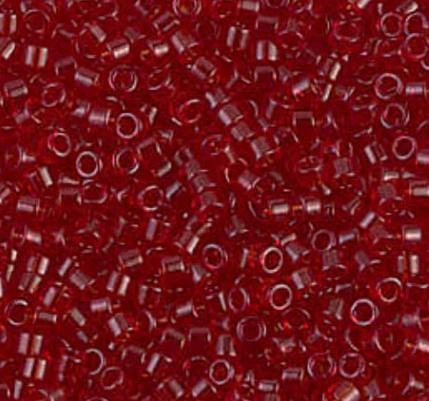 DB1102 11/0 Transparent Dark Cranberry Miyuki Delica