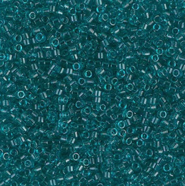 Transparent Caribbean Teal Miyuki Delica 11/0 DB1108