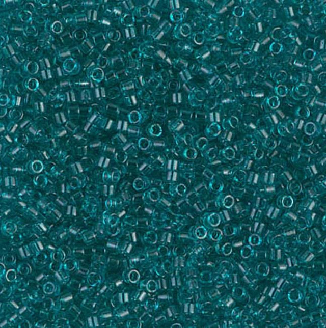Transparent Caribbean Teal Miyuki Delica 11/0 DB1108