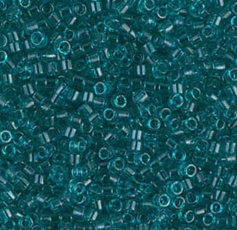 Transparent Caribbean Teal Miyuki Delica 11/0 DB1108