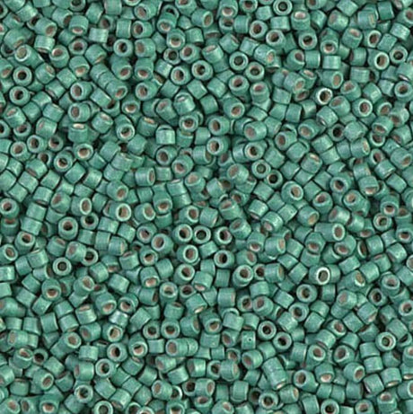 DB1171 11/0 Galvanized Matte Dark Mint Miyuki Delica