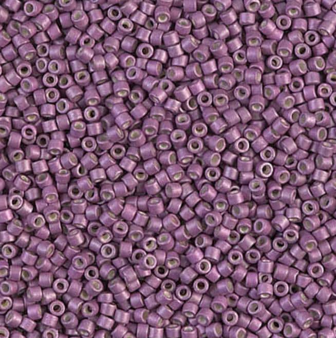 DB1173 11/0 Galvanized Matte Magenta Miyuki Delica