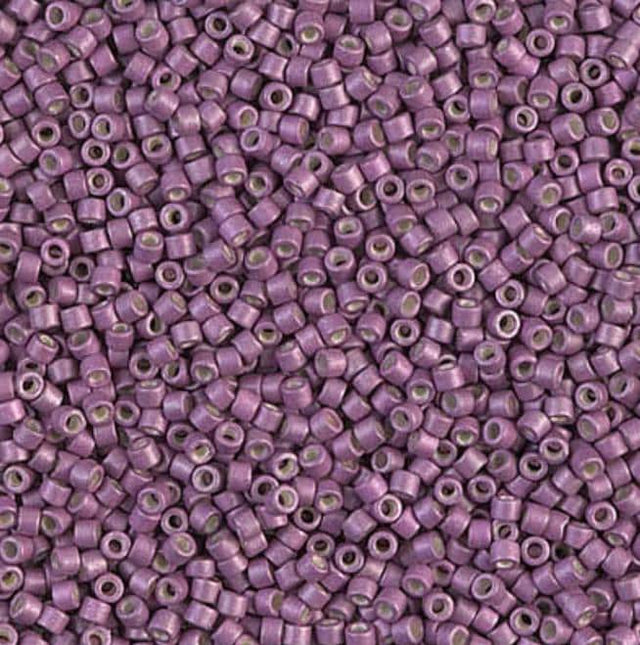 DB1173 11/0 Galvanized Matte Magenta Miyuki Delica