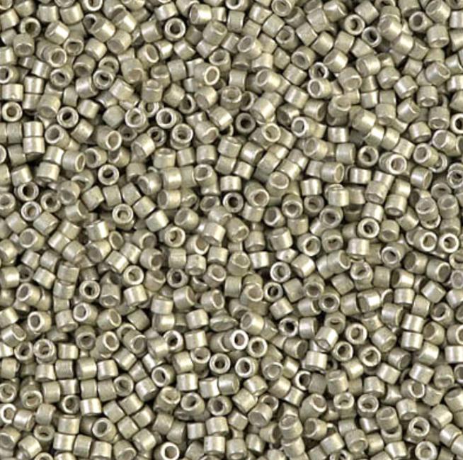 DB1181 11/0 Galvanized Semi- Frosted Aloe Miyuki Delica
