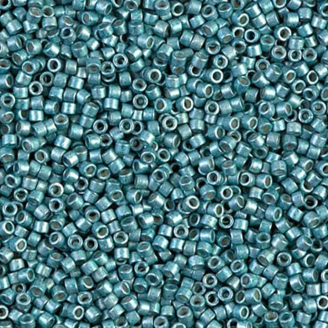 Galvanized Semi-Frosted Dark Aqua Miyuki Delica 11/0 DB1183