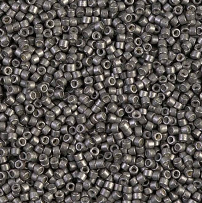 Galvanized Semi-Frosted Eggplant Miyuki Delica 11/0 DB1185