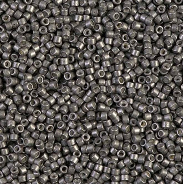 Galvanized Semi-Frosted Eggplant Miyuki Delica 11/0 DB1185