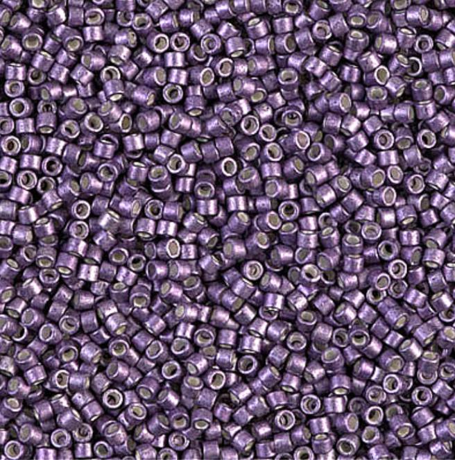 Galvanized Semi-Frosted Eggplant Miyuki Delica 11/0 DB1185