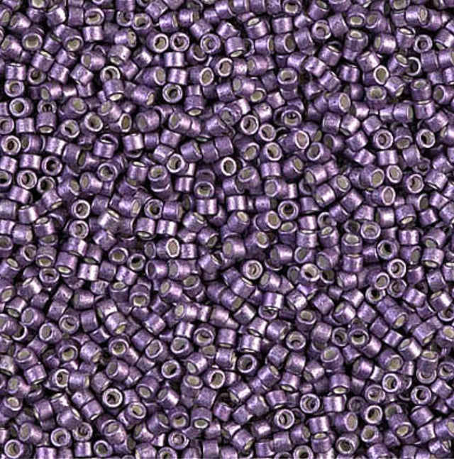 Galvanized Semi-Frosted Eggplant Miyuki Delica 11/0 DB1185
