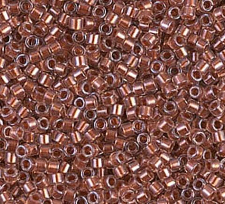 DB1704 11/0 Copper Pearl Lined Pink Mist Miyuki Delica