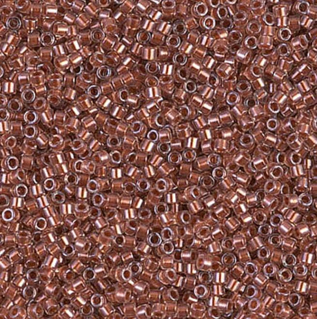 DB1704 11/0 Copper Pearl Lined Pink Mist Miyuki Delica