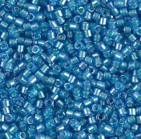 DB1709 11/0 Mint Pearl Lined Azure Miyuki Delica