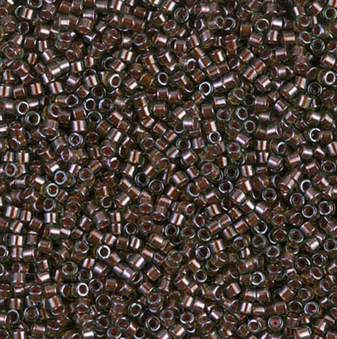 DB1710 11/0 Copper Pearl Lined Olive Miyuki Delica