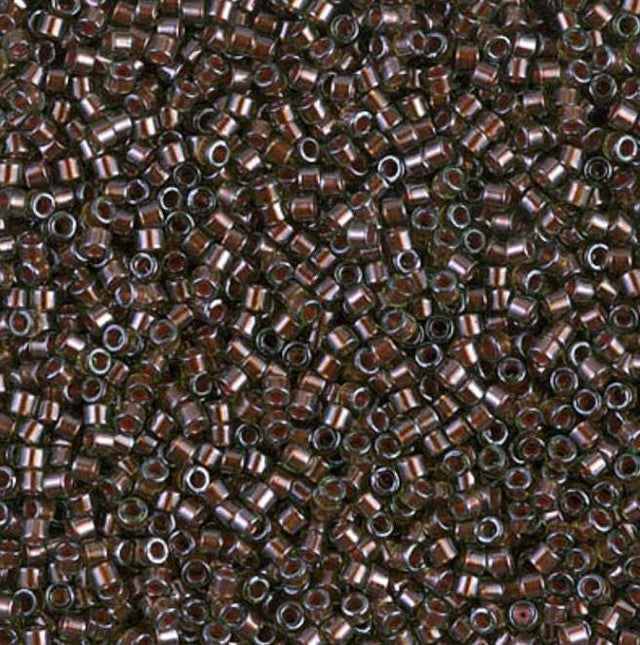 DB1710 11/0 Copper Pearl Lined Olive Miyuki Delica