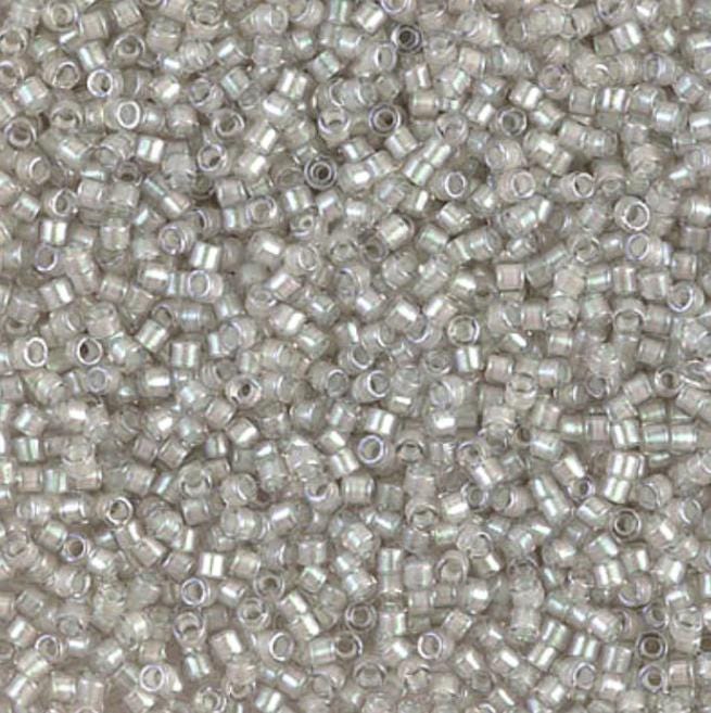 DB1711 11/0 Pearl Lined Gray Mist Miyuki Delica