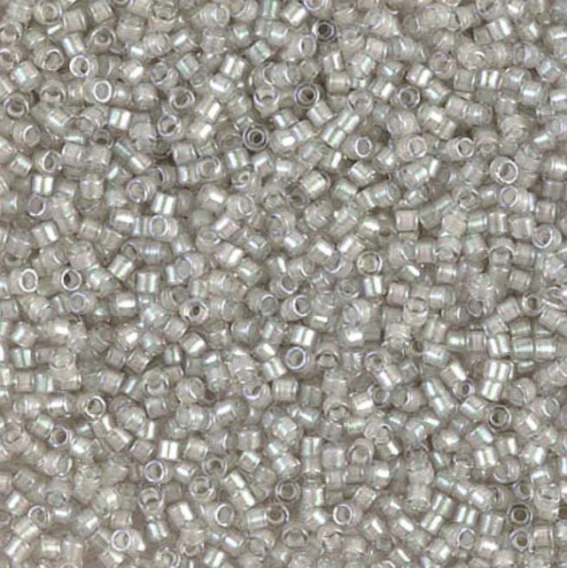 DB1711 11/0 Pearl Lined Gray Mist Miyuki Delica