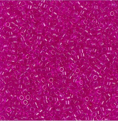 Dyed Transparent Fuchsia Miyuki Delica 11/0 DB1310