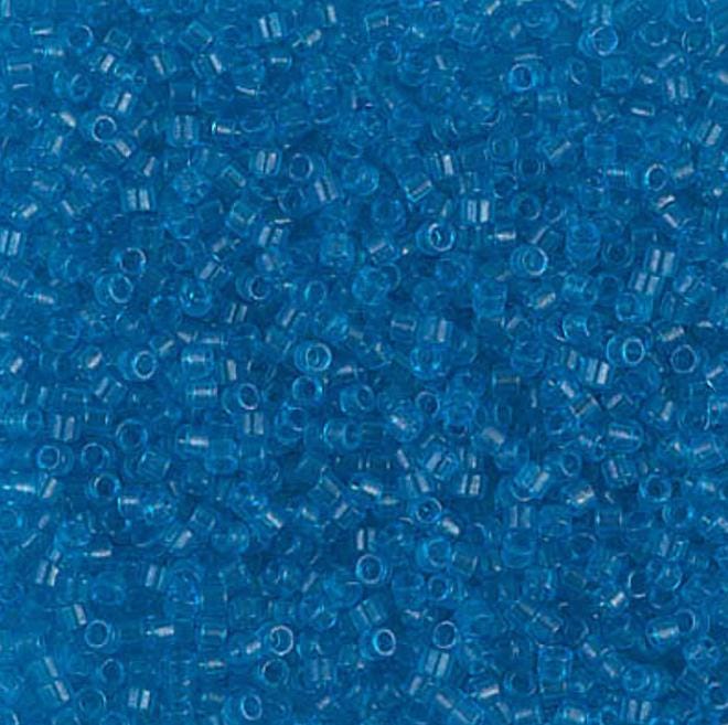 Dyed Transparent Capri Blue Miyuki Delica 11/0 DB1318