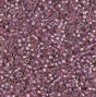 DB1746 11/0 Claret Lined Opal AB Miyuki Delica