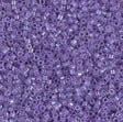 DB1753 11/0 Sparkling Purple Lined Opal AB Miyuki Delica