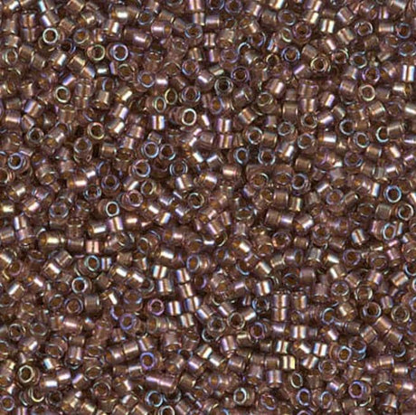DB1759 11/0 Sparkling Beige Lined Amethyst AB Miyuki Delica