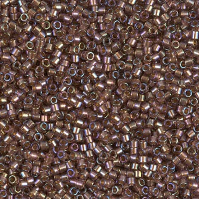 DB1759 11/0 Sparkling Beige Lined Amethyst AB Miyuki Delica