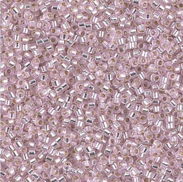DB1335 11/0 Dyed Silver Lined Pink Miyuki Delica