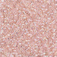 DB1243 11/0 Transparent Pink Mist AB Miyuki Delica