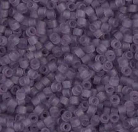 DB1264 11/0 Matte Transparent Mauve Miyuki Delica
