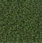 DB1267 11/0 Matte Transparent Olive Miyuki Delica