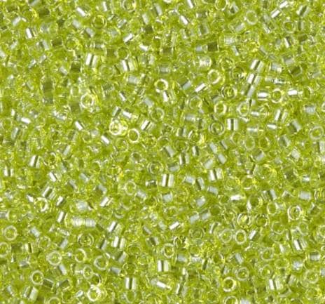 DB1888 11/0 Transparent Chartreuse Luster Miyuki Delica