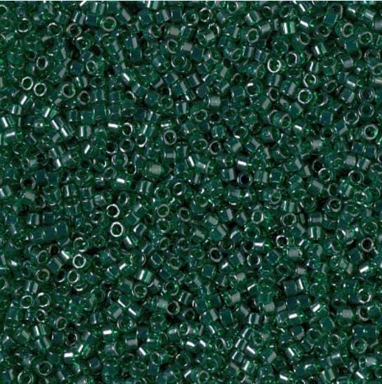 DB1894 11/0 Transparent Emerald Luster Miyuki Delica