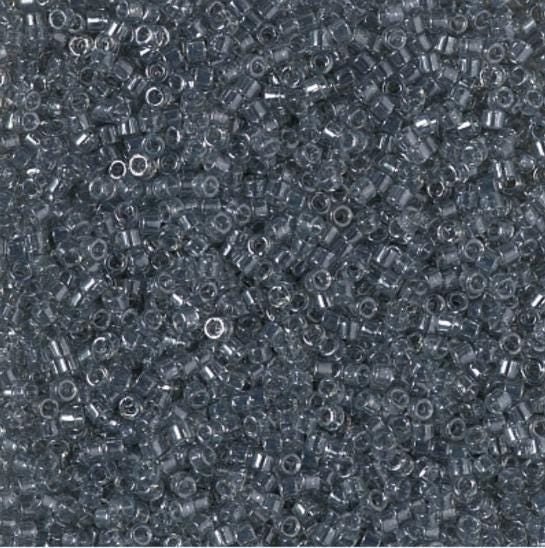 DB1897 11/0 Transparent Grey Luster Miyuki Delica