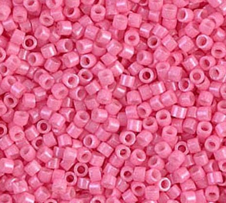 DB1371 11/0 Dyed Opaque Carnation Pink Miyuki Delica