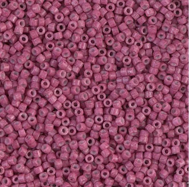 DB1376 11/0 Dyed Opaque Antique Rose Miyuki Delica