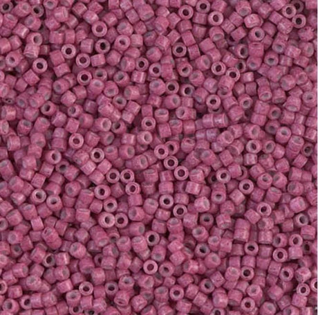 DB1376 11/0 Dyed Opaque Antique Rose Miyuki Delica