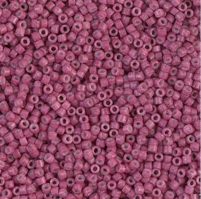 DB1376 11/0 Dyed Opaque Antique Rose Miyuki Delica