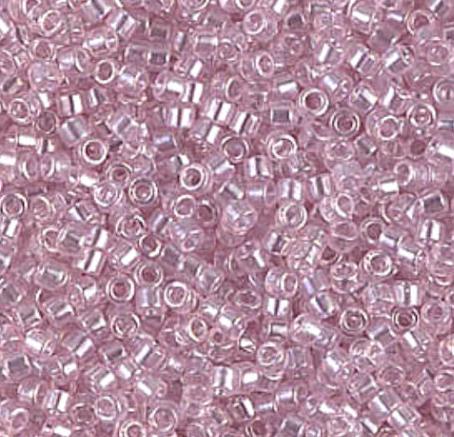 DB1472 11/0 Transparent Pale Rose Luster Miyuki Delica