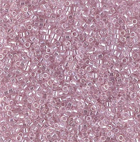DB1472 11/0 Transparent Pale Rose Luster Miyuki Delica