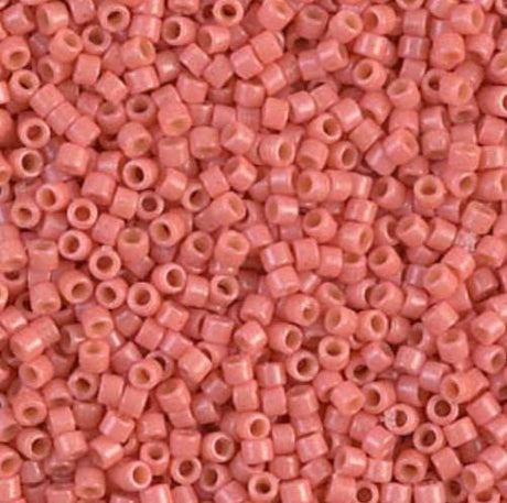 Duracoat Opaque Lt Watermelon 11/0 Miyuki Delica Bead, DB2114 5 Grams