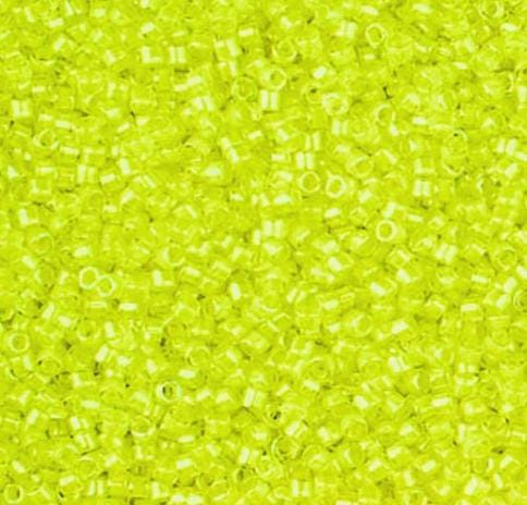 DB2031 11/0 Luminous Lime Aid Miyuki Delica
