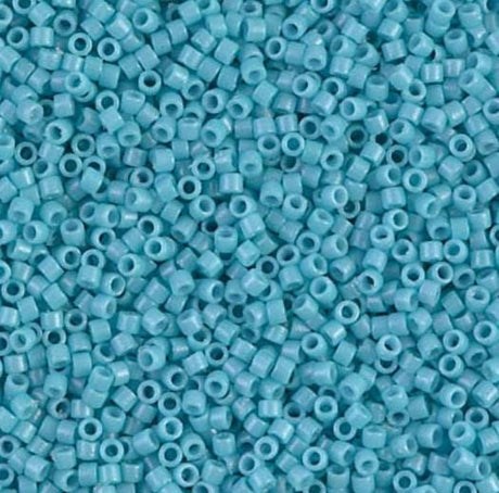 DB2128 11/0 Duracoat Opaque Nile Blue Miyuki Delica
