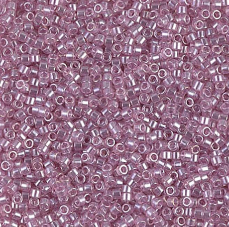 DB1482 11/0 Transparent Light Rose Luster Miyuki Delica